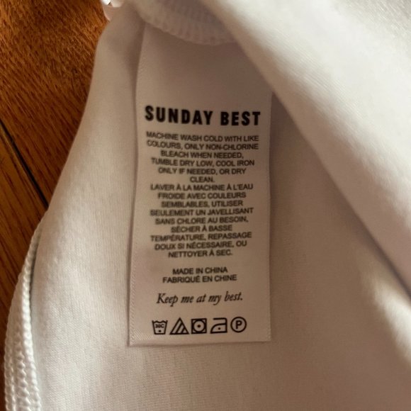 Aritiza Sunday Best White AMIE Tank Halter Crop Top - Size XS - Picture 5 of 6